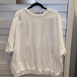 Off White, The Laundry Room Distressed sweatshirt